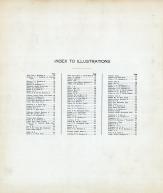Index to Illustrations, Callaway County 1919